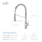 Kibi Lodi Single Handle Pull Down Kitchen Sink Faucet KKF2004CH - alternate 9